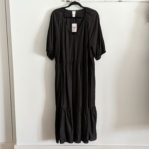 H&M black maxi dress